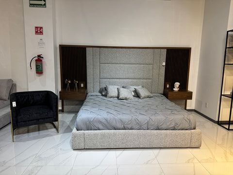 Recámara Polter en showroom Piga